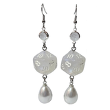 DnD Dice Drop Earrings - Silver - Cheeky Trendy
