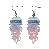 Glittery Jellyfish Earrings