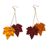 Autumnal Leaves Dangle Earrings