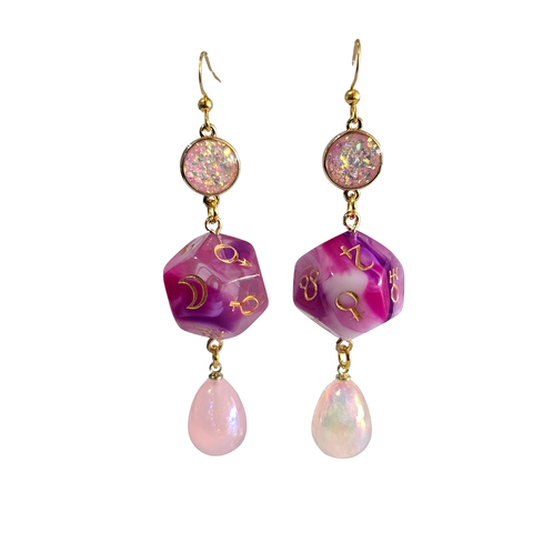Astrology Dice Earrings