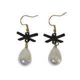 Bow & Teardrop Earrings - Cheeky Trendy
