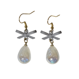 Bow & Teardrop Earrings - Cheeky Trendy