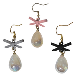 Bow & Teardrop Earrings - Cheeky Trendy