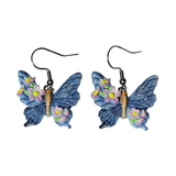 Floral Butterfly Earrings