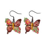 Floral Butterfly Earrings