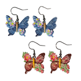 Floral Butterfly Earrings