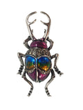 Metallic Beetle Brooch - cheeky-trendy