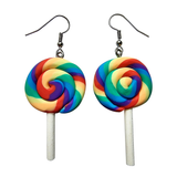 Swirly Lollipop Earrings