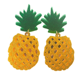 Glittery Pineapple Earrings