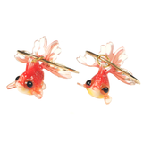 Goldfish Hoop Earrings