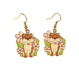 Such cute! Shiba Inu Dog Enamel Earrings