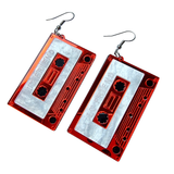 80's Appreciation - Cassette Tape Acrylic Earrings