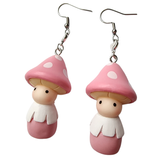 Cute Mushroom Doll Earrings