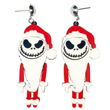 What's this? What's this? Spooky Christmas Earrings