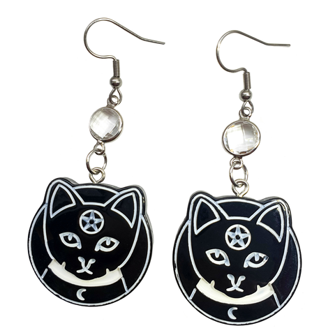 Spooky Cat Earrings