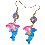 Dolphin Dreams - Resin Earrings