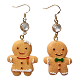 Gingerbread Couple Earrings