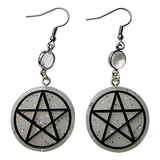 Spooky Pentagram Earrings