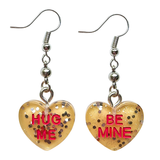 Sparkly Candy Love Heart Earrings
