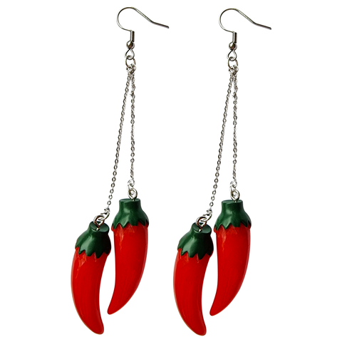 Red Hot Chilli Peppers Dangle Earrings