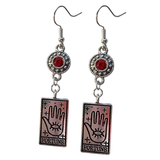 Silver Tarot Earrings