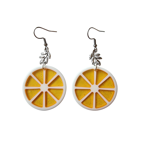 Juicy Fruit Slice Earrings