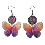 Dreamy Iridescent Butterfly Earrings