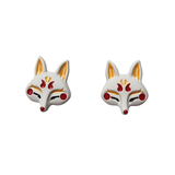 Kitsune Fox Stud Earrings