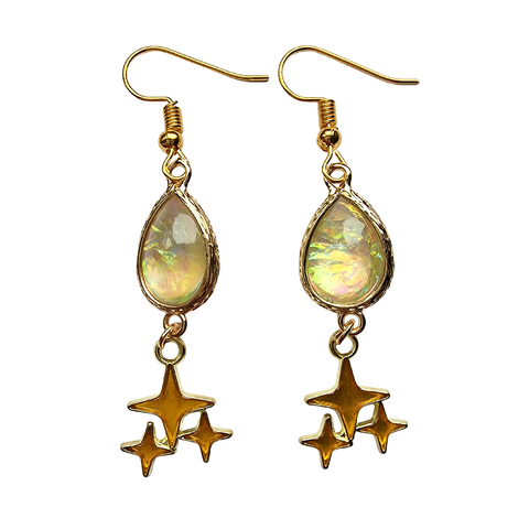 Golden Stardust Earrings